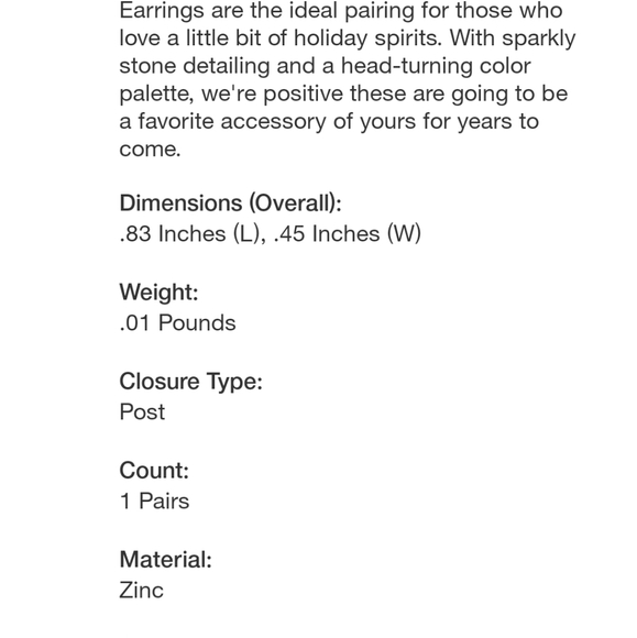 Sugarfix Baublebar Keeping Warm Earrings NWT - Picture 3 of 5